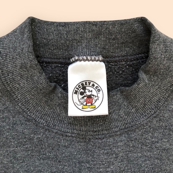 Vintage 90s Mickey & Co. Embroidered Mickey Mouse Crewneck Sweatshirt Unisex XL - Picture 4 of 8